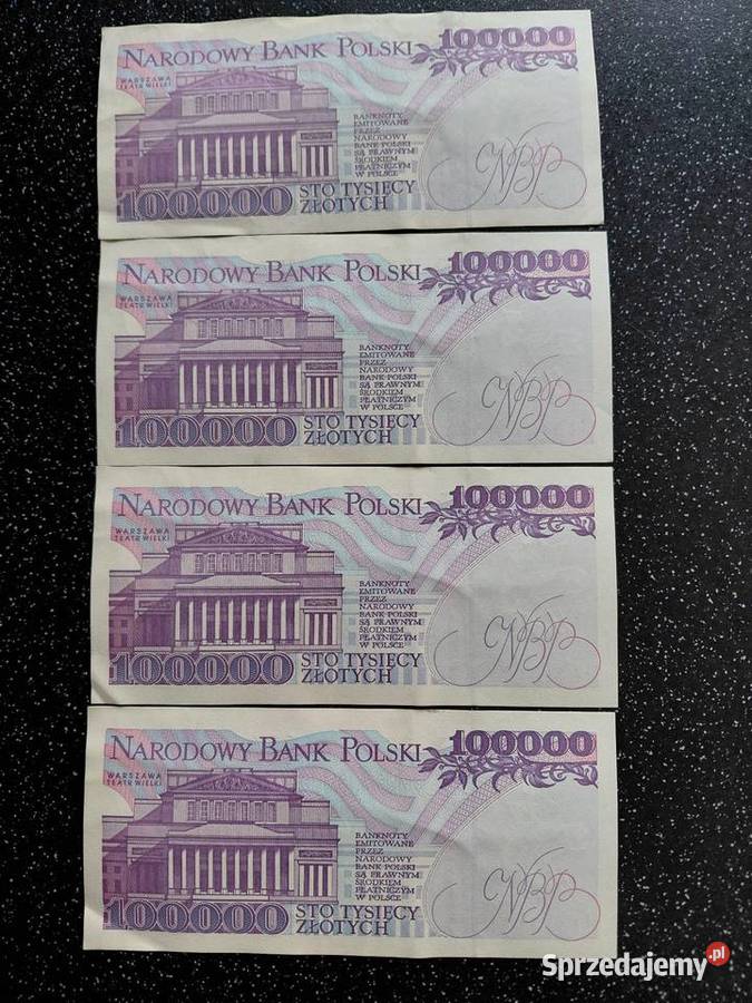 Banknoty 10000 Moniuszko śląskie sprzedam
