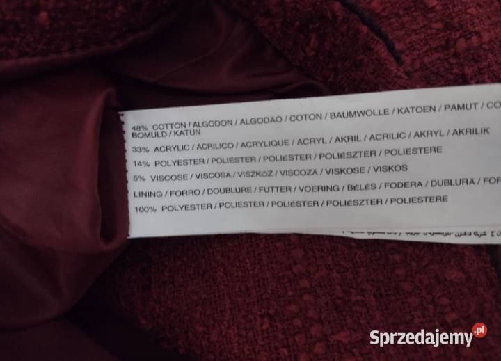 Krótka marynarka żakiet Mango z tkaniny Marynarki i żakiety Puławy sprzedam