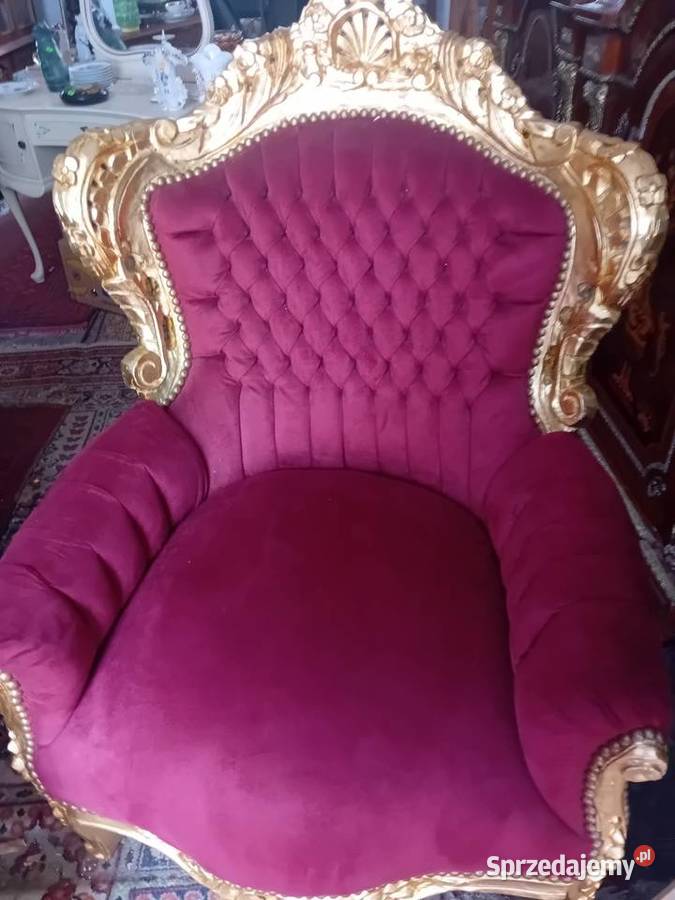 Fotele ludwikowskie lubelskie Tarnogród sprzedam