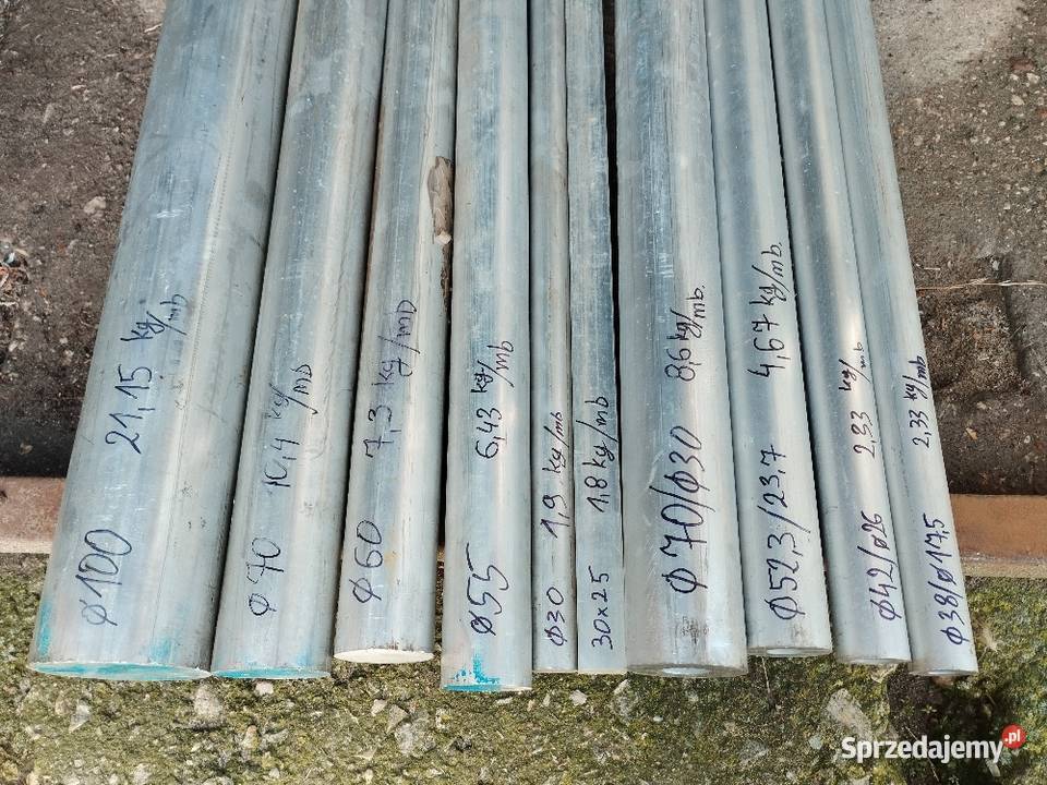 wałek rura tuleja aluminiowa 100 70 55 7030 4226 Kamocin