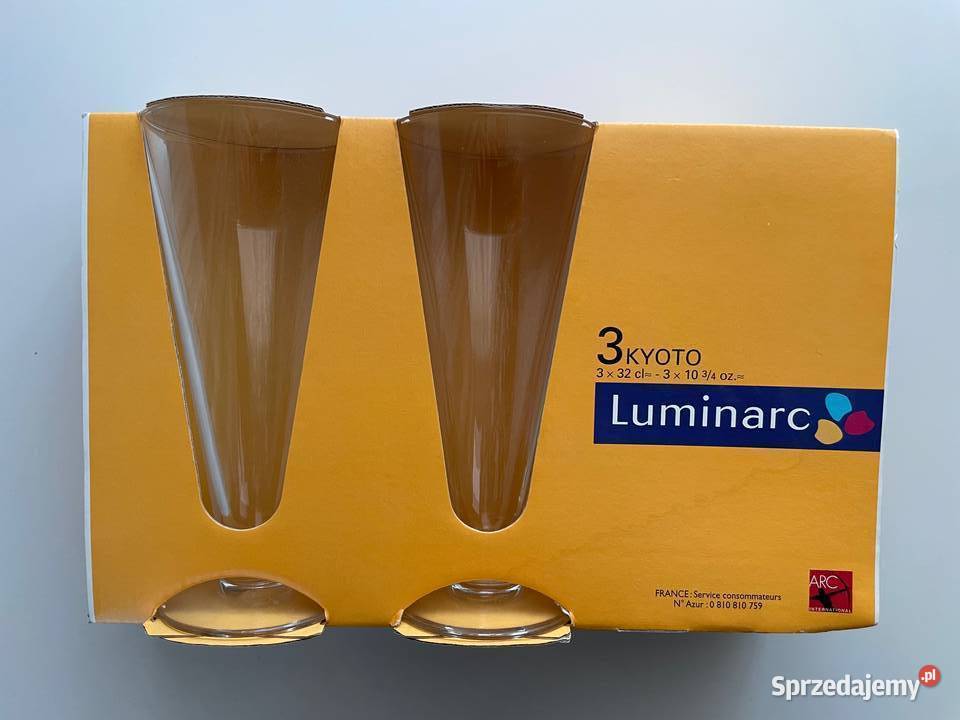 Luminarc KYOTO zestaw szklanek 3sz x 320 ml Łódź