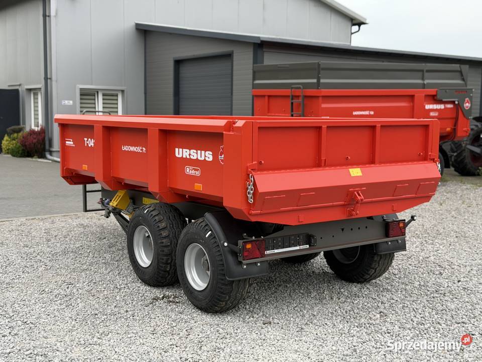 NOWA Przyczepa skorupowa URSUS T041 HARDOX 7T 8T