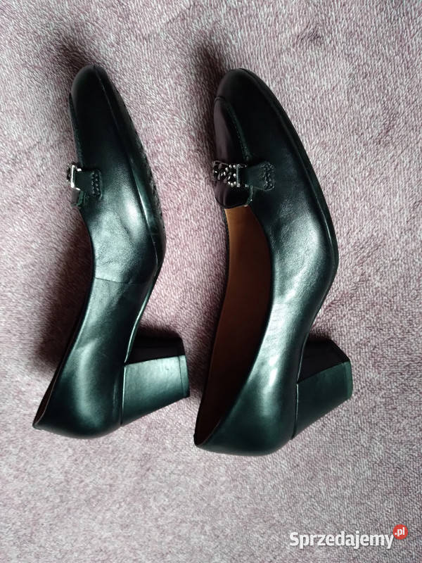Buty półbuty czółenka damskie GEOX czarne Kielce sprzedam