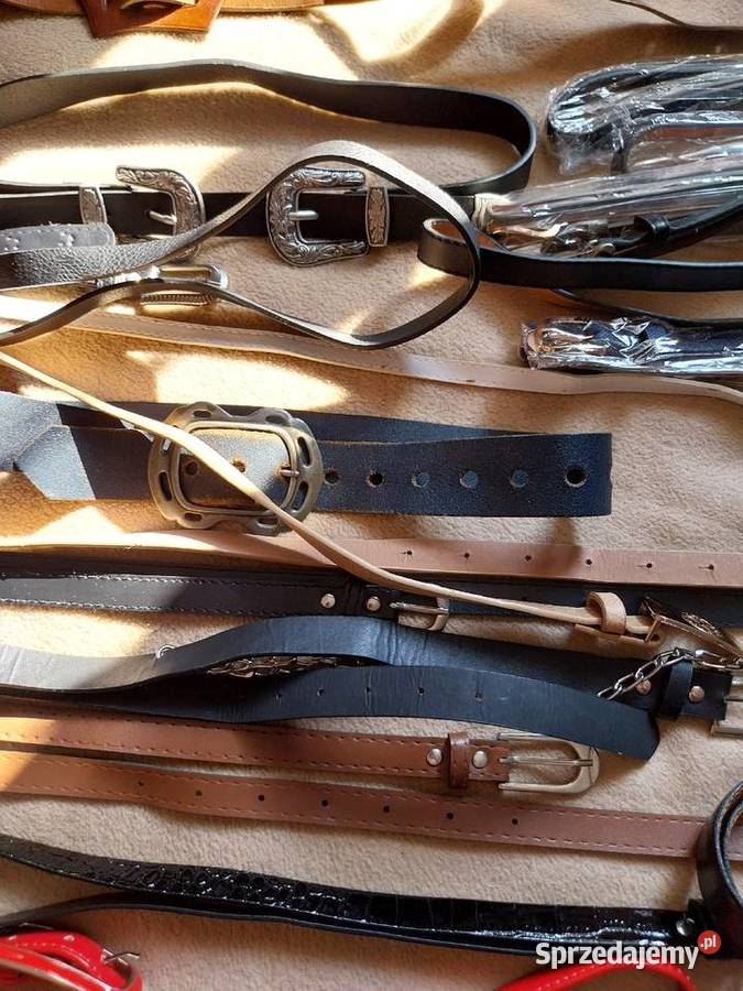 Sztuk 23 damskie paski czarny Moda i Styl sprzedam