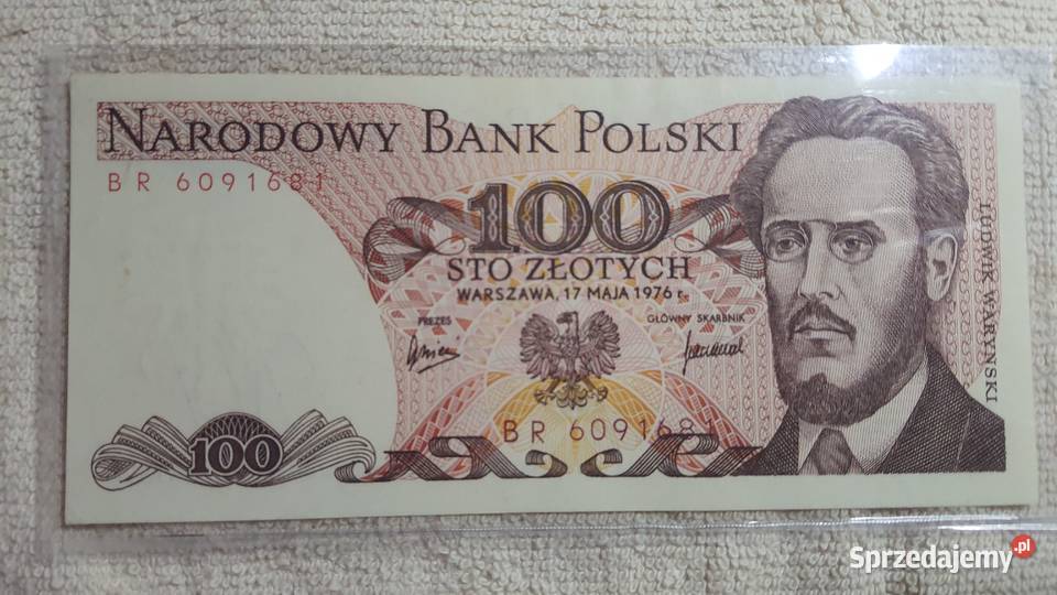 UNIKAT 100 złotych 1976 s BR Warszawa