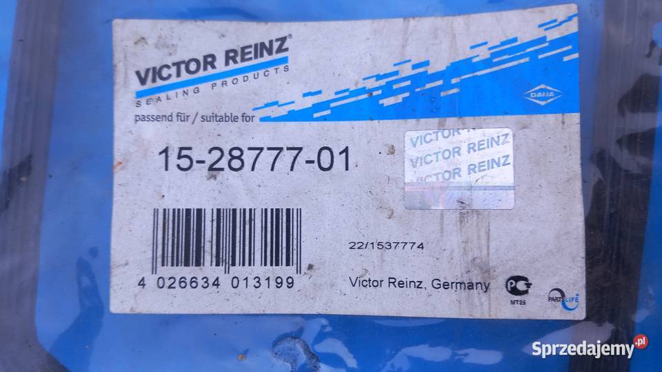 uszczelka VAG Victor Reinz 152877701 osobowe Uszczelki silnika i osprzętu sprzedam