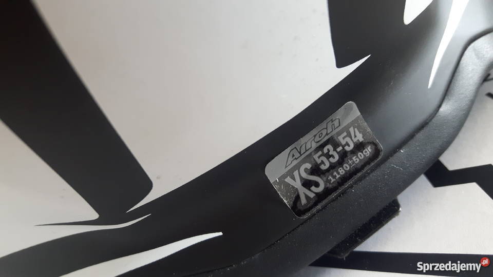 Kask Airoh Twist Rockstar BiałoCzarny mazowieckie Legionowo