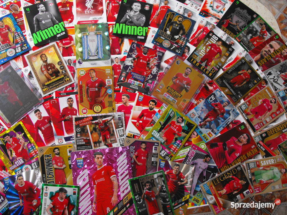 FC LIVERPOOL Zestaw 145 kart PANINI TOPPS Karty śląskie Mykanów