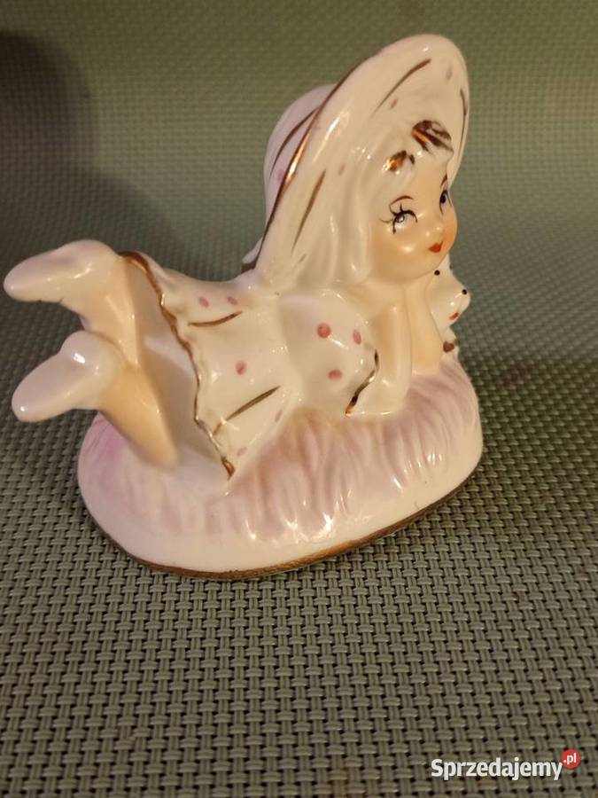 Vintage Zabytkowa Japońska figurka dziewczynki z Warszawa