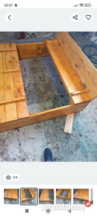 Piaskownica 150 x 150 Mokrelipie sprzedam