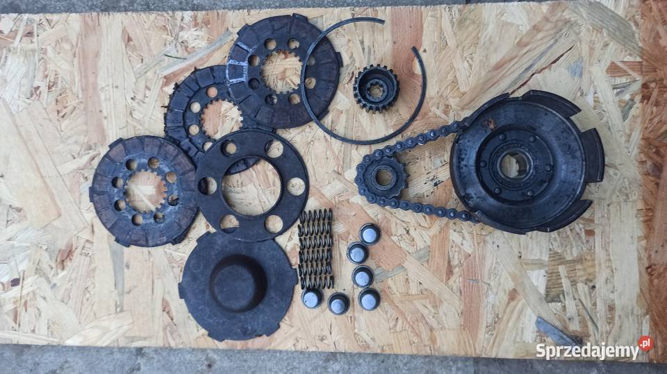 Wsk 125 kosz sprzęgła łańcuch zabierak docisk