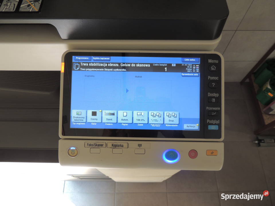 Kserokopiarka Drukarka Skaner Konica Minolta Biznes i Przemysł Ostrołęka