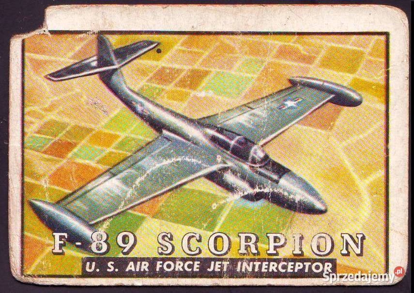 Kartka okol USA Samol F89 SCORPION Gliwice