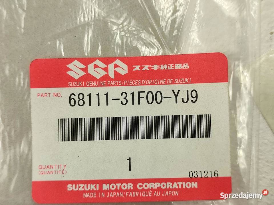 NAKLEJKA SUZUKI NA BAK SUZUKI GSF 600S BANDIT Emblematy