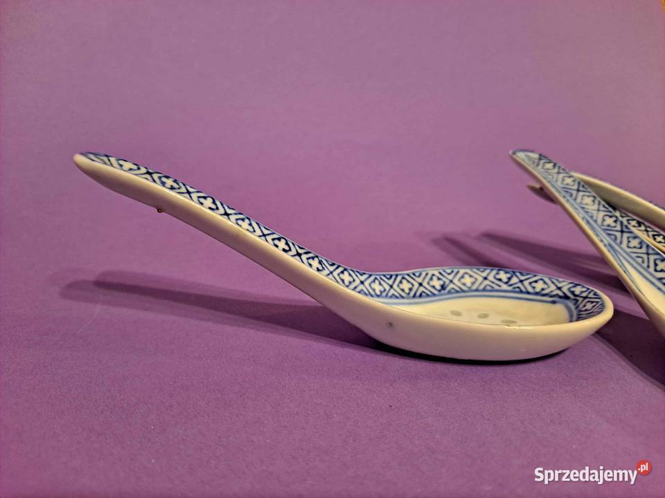 Porcelana chińska ryżowa 4 łyżki Kraków