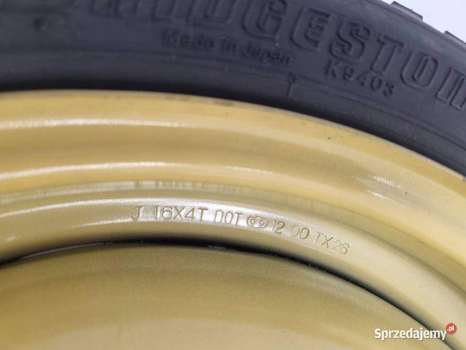 KOŁO DOJAZDOWE Toyota Mazd Honda dojazdówka