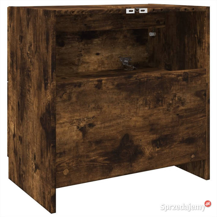 Szafka pod umywalkę przydymiony dąb 59x37x59