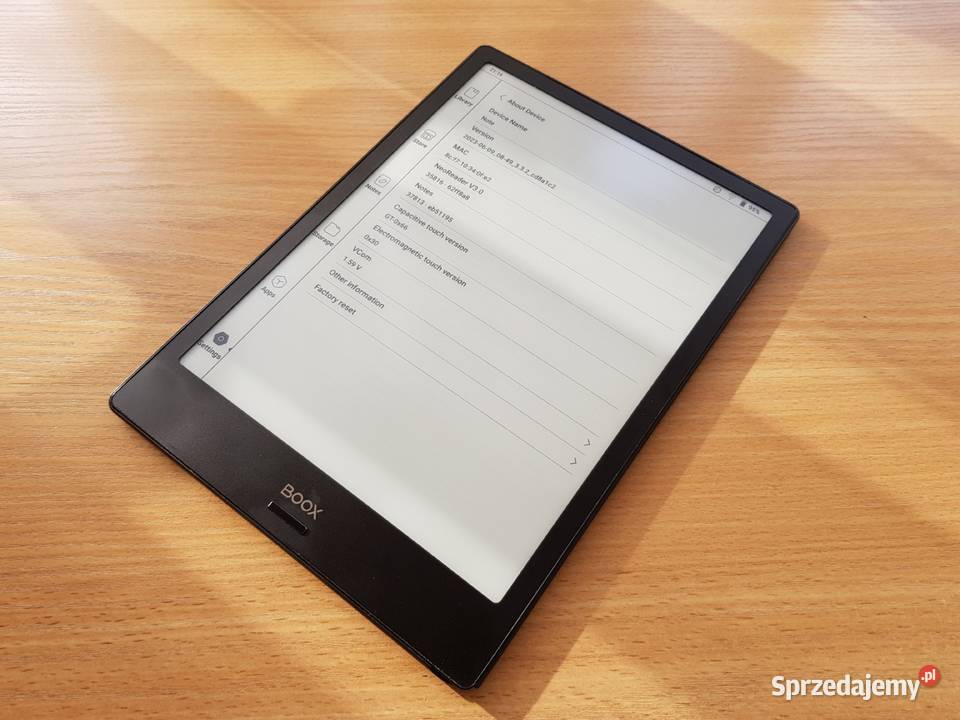 Czytnik Ebook Onyx Boox Note 103 32GB WiFi dotyk Pozostałe Kluczbork