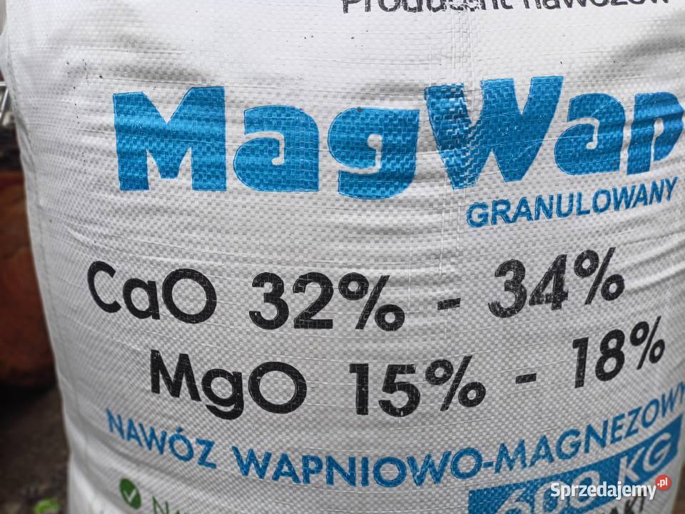 wapno rolnicze węglanowe magnezowe granulowane