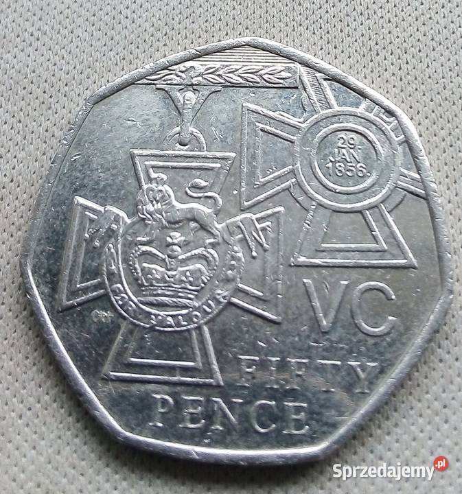 WIELKA B RYTANIA50 PENCE2006 r KRZYŻ WIKTORII Legionowo sprzedam