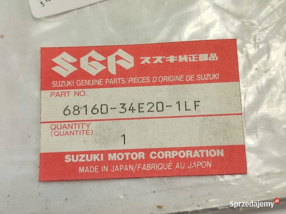 ZESTAW 2 NAKLEJEK NA KUFER SUZUKI GSXR600 1999 sprzedam
