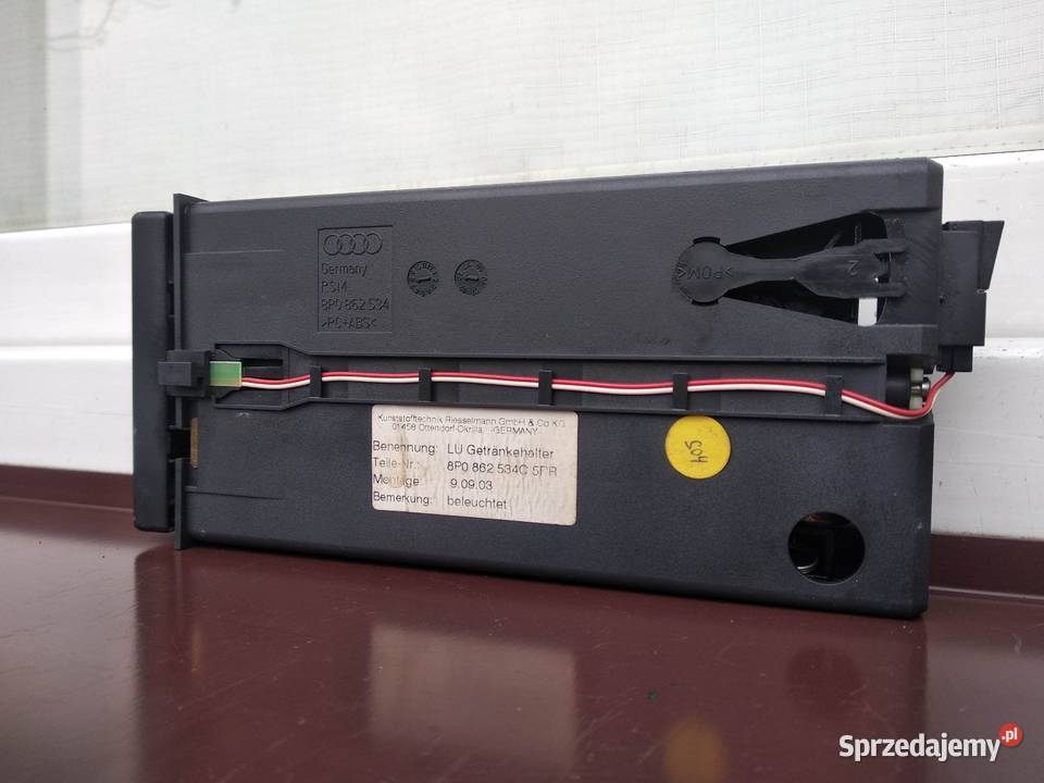 Audi A3 8P cupholder uchwyt na kubki 8P0862534 łódzkie