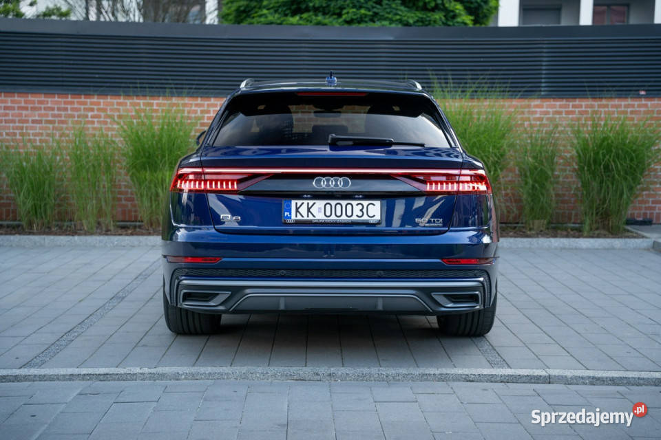 Audi Q8 Matrix Wentylacja foteli Kamery 360 Kraków
