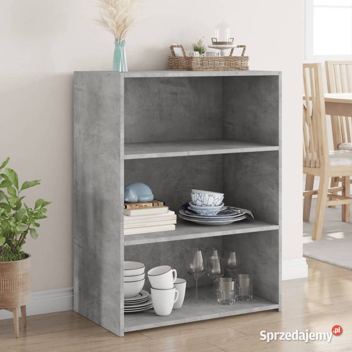 Szafka szarość betonu 70x41x93 materiał Warszawa