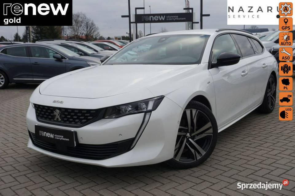Peugeot 508 SW SW 12PureTech 130 GT EAT8 SS światła do jazdy dziennej Lublin