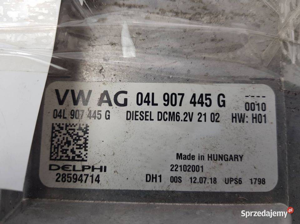 KOMPUTER SILNIKA ECU 04L907445G OCTAVIA III osobowe Lipno