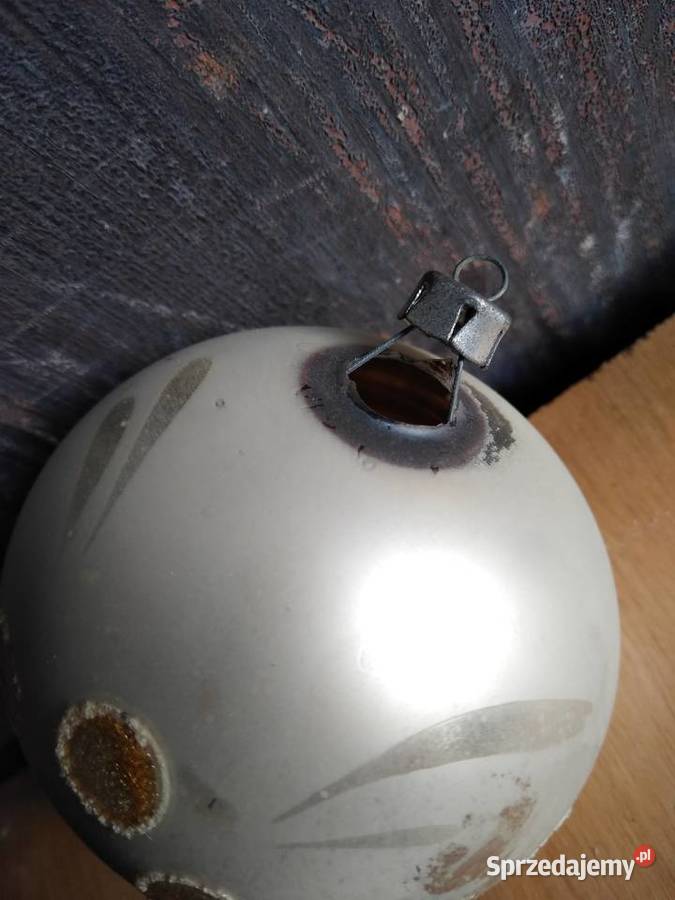 Stare bombki choinkowe zestaw 5 zabytek PRL Dąbrowa Górnicza sprzedam