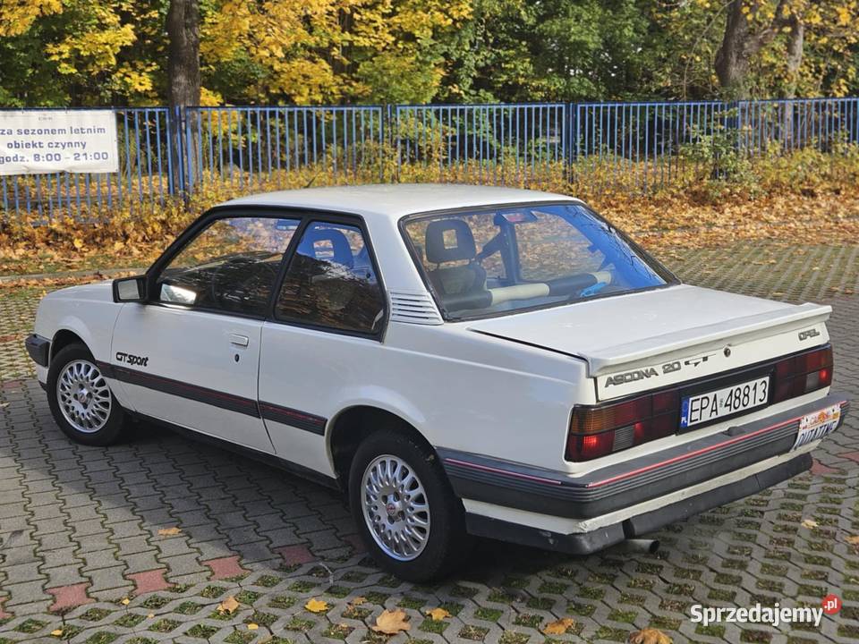 Opel Ascona 20 gt Rok produkcji 1987 Konstantynów Łódzki