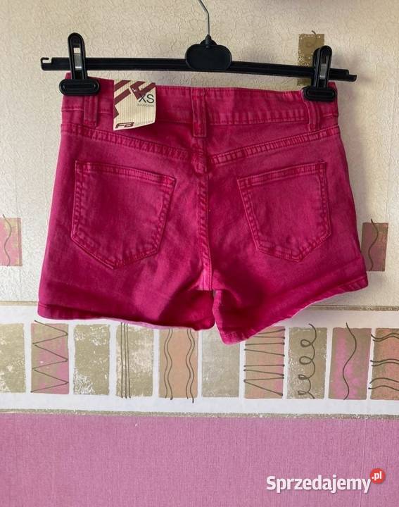 YORKER spodenki krótkie jeans szorty grubszy Spodnie