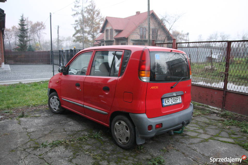 Sprzedam samochód Hundai Atos czerwony małopolskie Kraków