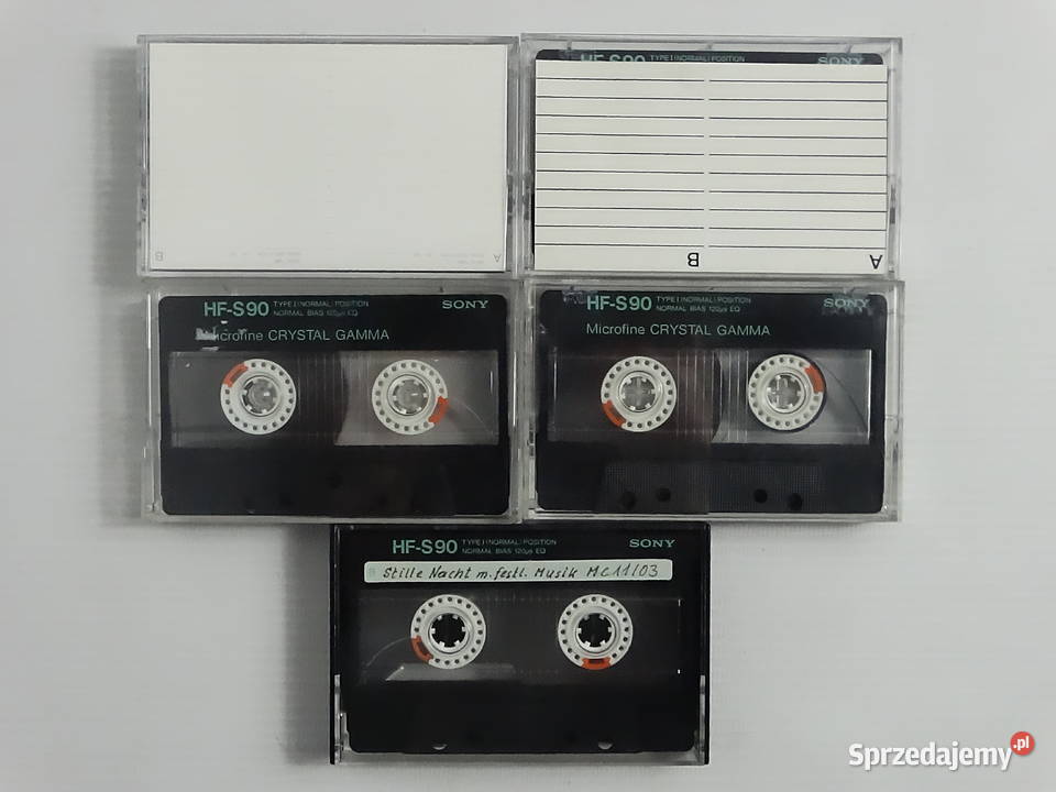 Srebrna gratka fanów analogu Zestaw kaset Sony kaseta Biłgoraj