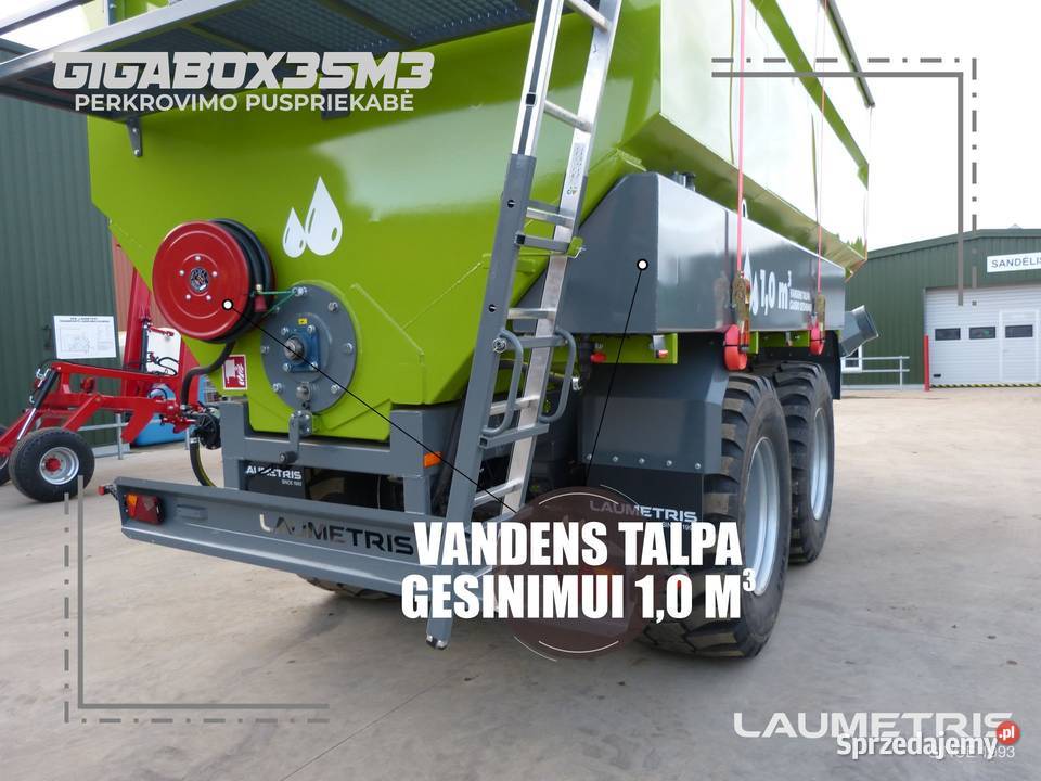 Laumetris Wóz przeładowczy GIGABOX 28 ton Białystok