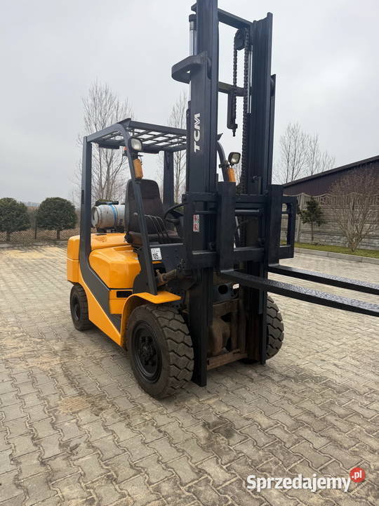 wózek widłowy TCM FG30T6 LPG 3000 370m przesuw gaz łódzkie Działoszyn