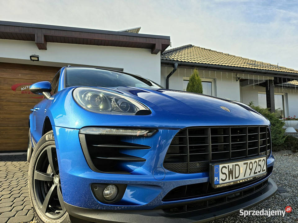 Porsche Macan serwis ASO krajowy FV23 I 2014 elektrycznie ustawiane fotele Samochody osobowe Rydułtowy