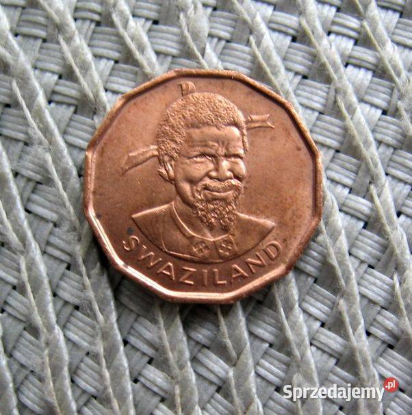 Eswatini Suazi 1 Cent 1975r FAO Ładna