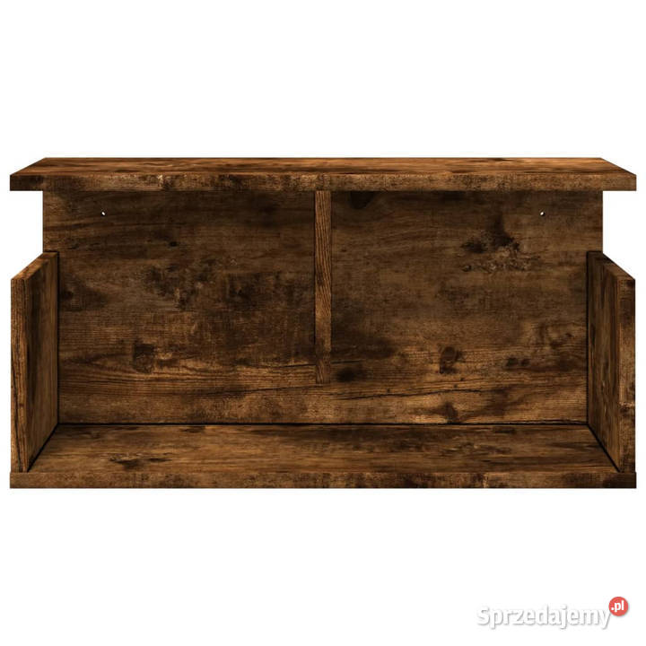 Półka ścienna 60x20x30 przydymiony dąb WM854827 Półki