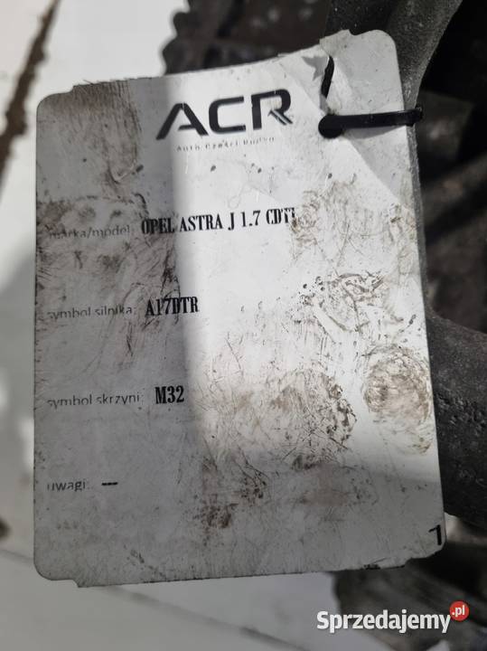 SKRZYNIA BIEGÓW Opel Astra IV J 17 CDTI manualna osobowe