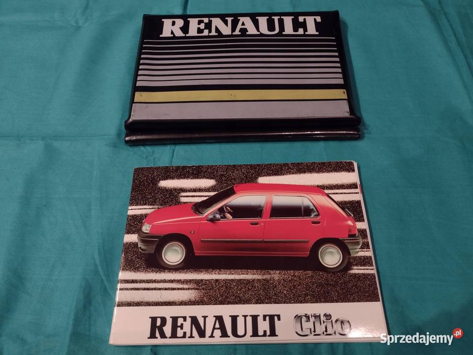 RENAULT CLIO 1 Instrukcja Obslugi książka Etui motoryzacja, transport Łódź sprzedam