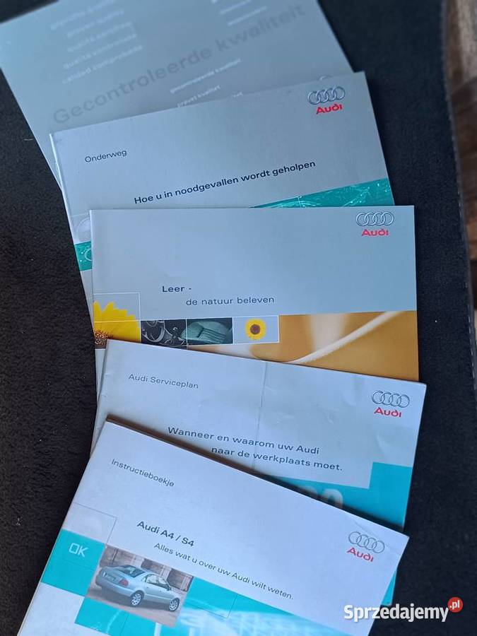 AUDI A4 B5 1999 Instrukcja książka Etui KOMPLET Tereszpol-Zygmunty