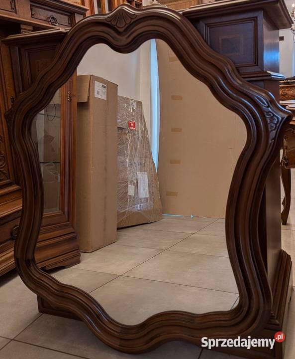 Piękne włoskie lustro orzech sklep Dąbrowa Dąbrowa Górnicza