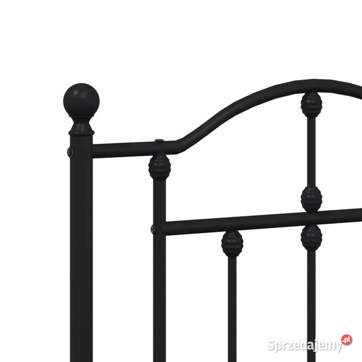 Łóżko Metalowe Czarne Rama Łóżka Ze Stelażem 125cm mazowieckie Warszawa