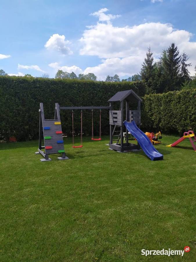 Plac zabaw zjeżdżalnia piaskownica huśtawki Pozostałe małopolskie Trzebunia