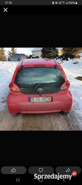 Toyota aygo Aygo Samochody osobowe Zalasowa sprzedam