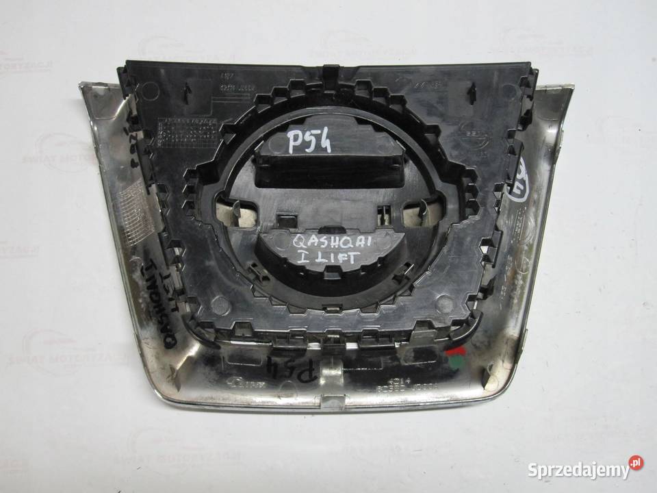 NISSAN QASHQAI I 09r grill atrapa zderzaka chrom