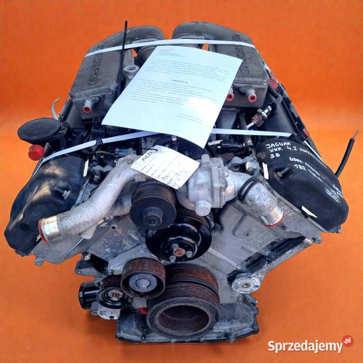 SILNIK Jaguar XKR 42 V8 SUPERCHARGED Rudka