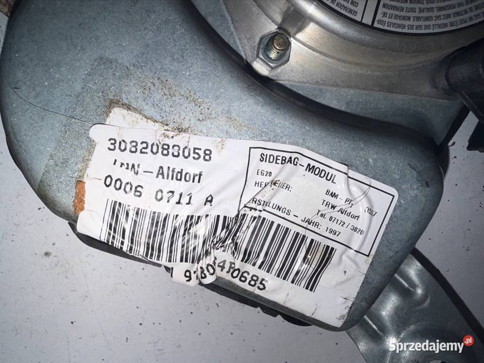 PODUSZKA DRZWI AIRBAG BMW E39 19952000 LEWA Ostrów Wielkopolski